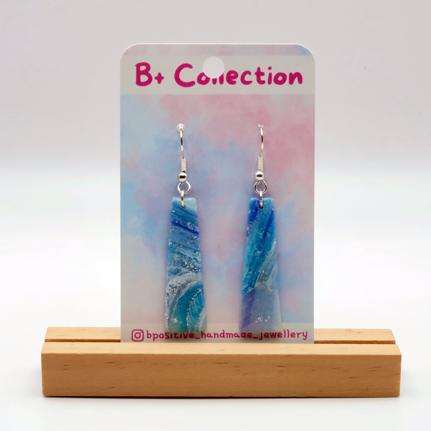 B+ Collection: Blue Agate Inspired Drops