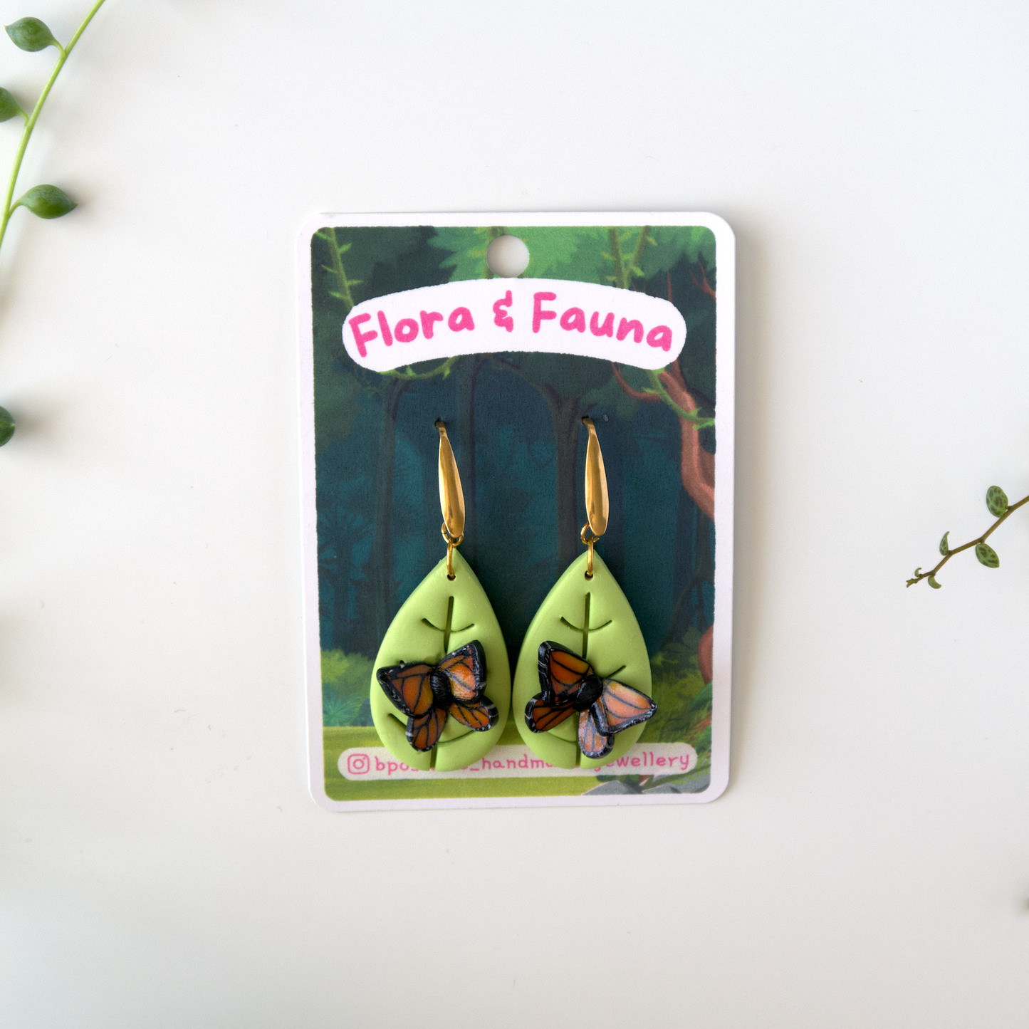 Flora & Fauna: Monarch Leaves