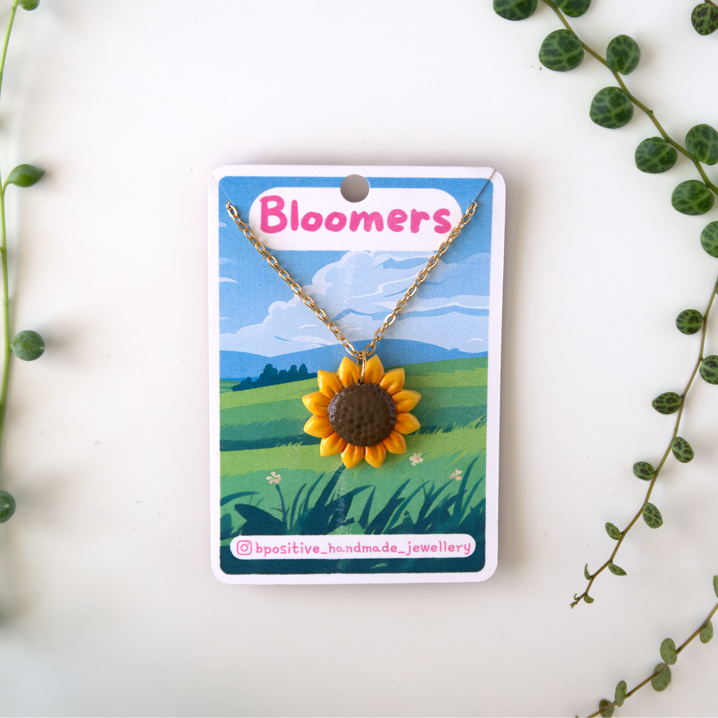 Bloomers: Sunflower Necklace