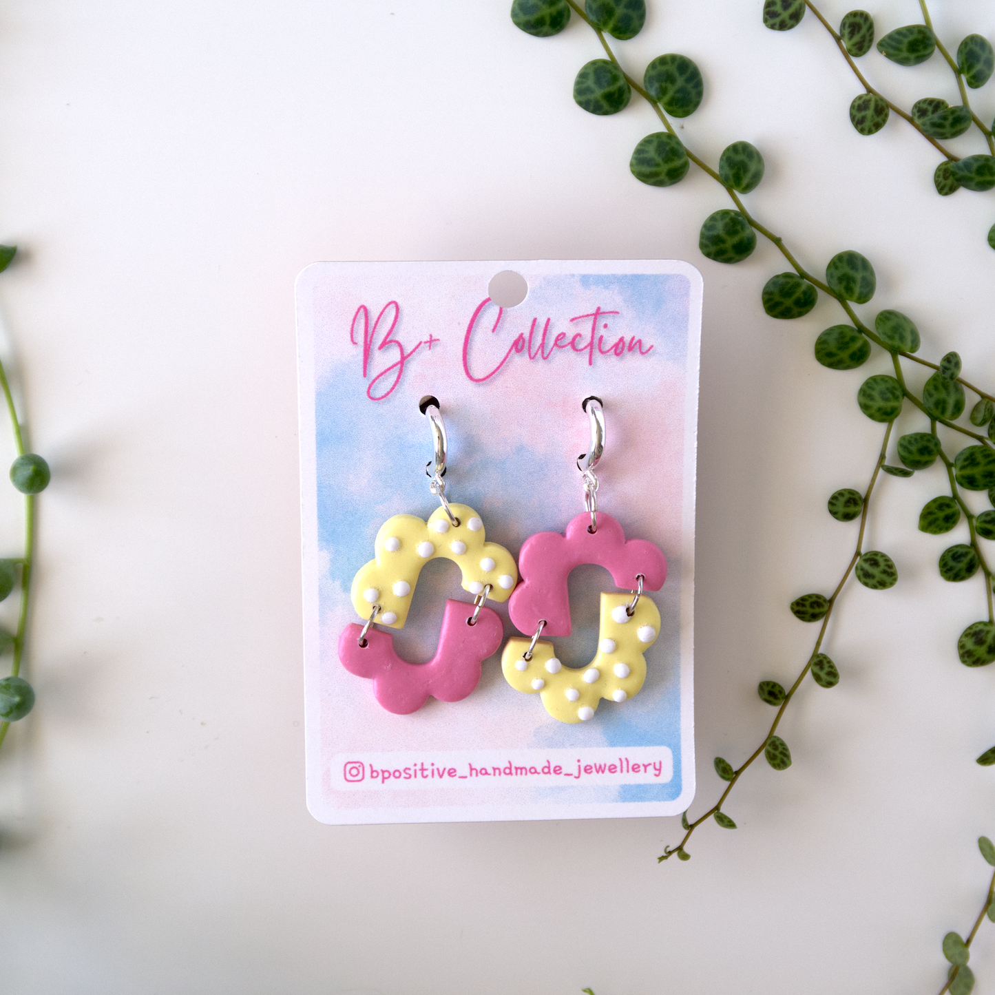 B+ Collection: Pink and Yellow Floral Links