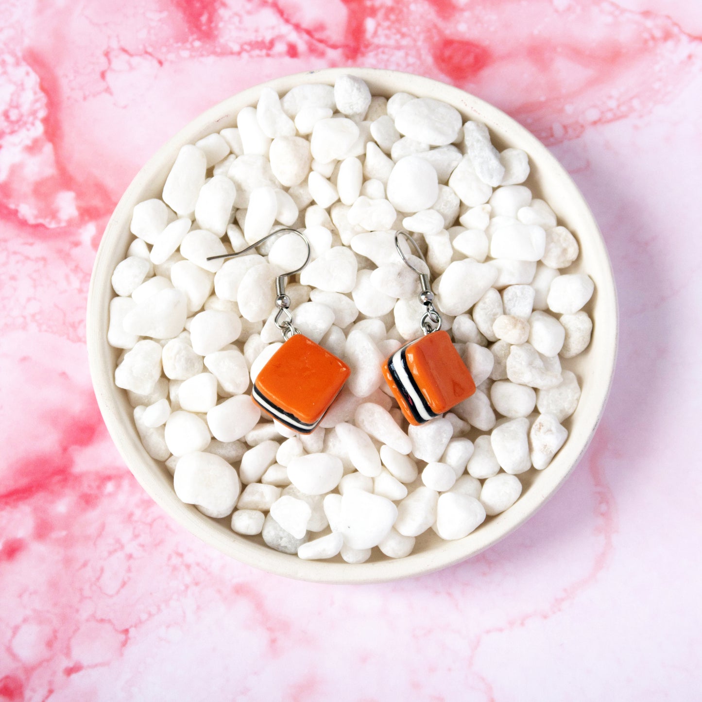 Foodies: Polymer Clay Liquorice Allsort Earrings