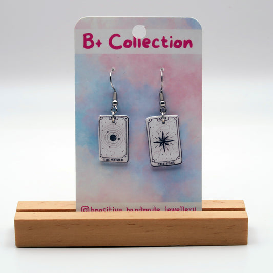 B+ Collection: Tarot Card Earrings