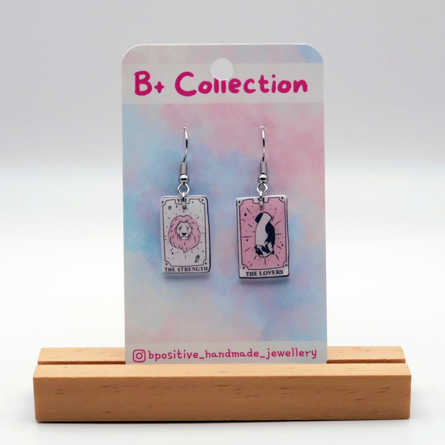 B+ Collection: Tarot Card Earrings