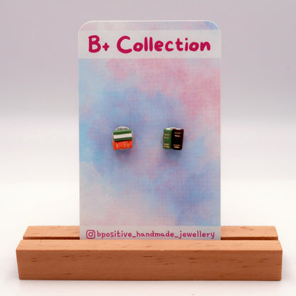 B+ Collection: Tiny Book Stack Studs